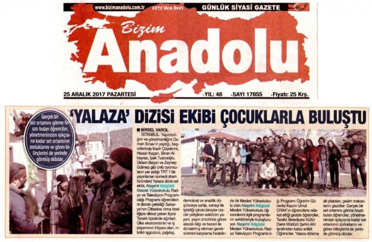 Bizim Anadolu-25.12.2017