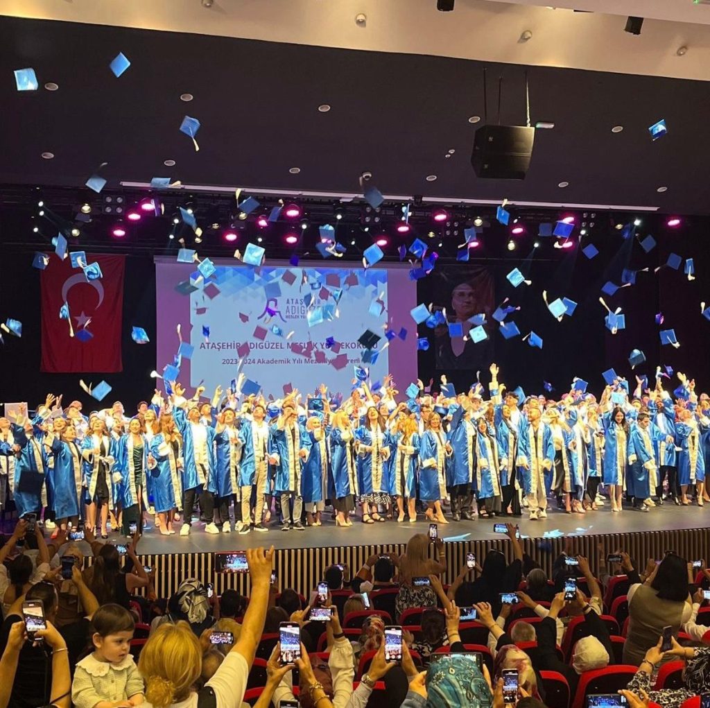 10. Mezuniyet Törenimizin Coşkusunu Hep Birlikte Yaşadık