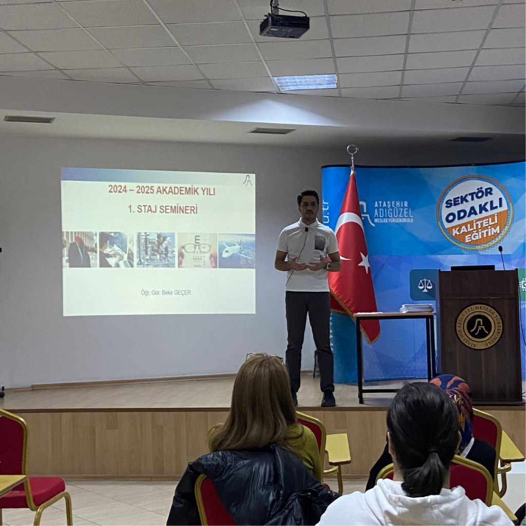 2024-2025 1. Staj Seminerimiz Gerçekleşti