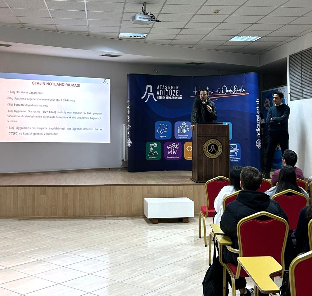 2025-2026 1. Staj Seminerimiz Gerçekleşti